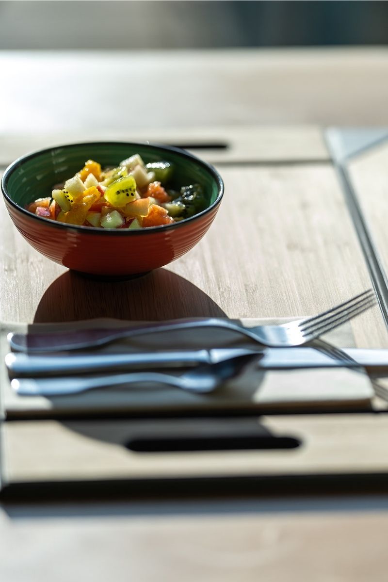 Fruits du petit déjeuner de l'hôtel la CACHETTE en Drôme provençale