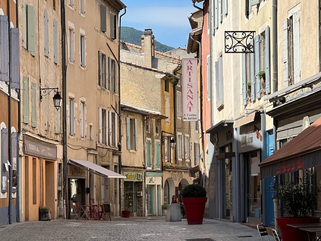 Street of the village of Dieulefit